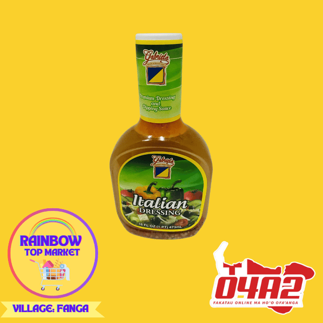 Italian Dressing - "PICK UP FROM RAINBOW TOP MARKET IN FANGA"