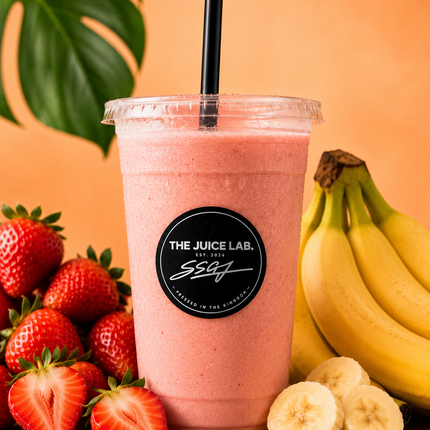 Strawberry Bliss Smoothie - "PICK UP AT THE JUICE LAB, HALA TU'I IN KOLOFOOU"