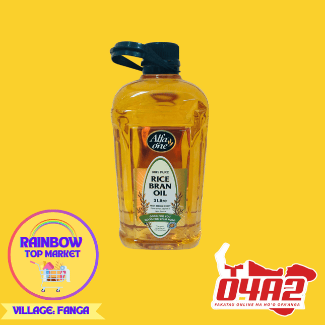 Rice Bran Oil - "PICK UP FROM RAINBOW TOP MARKET IN FANGA"