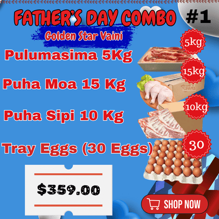 (Pulumasima 5Kg)(Puha Moa 15Kg)(Puha Sipi 10Kg)(Tray of Eggs 30) - “PICK UP FROM GOLDEN STAR, VAINI”