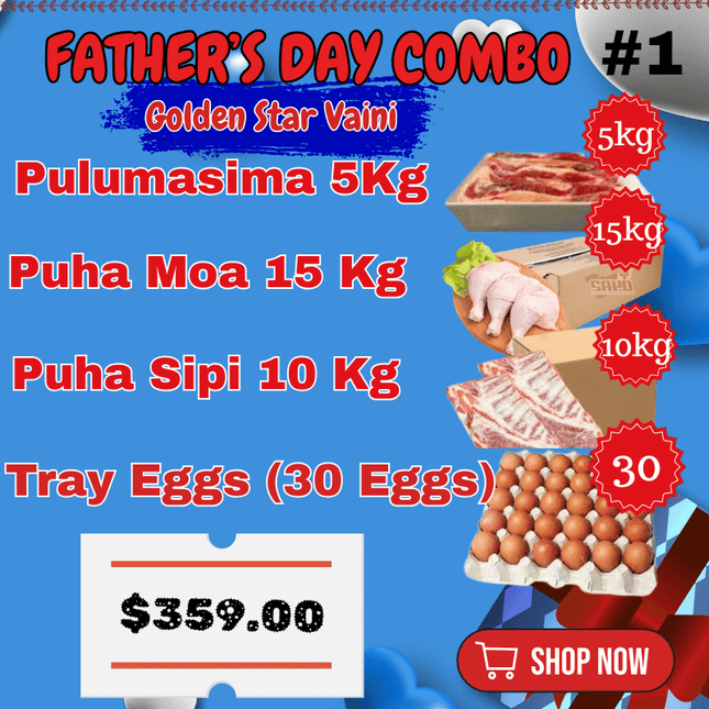 (Pulumasima 5Kg)(Puha Moa 15Kg)(Puha Sipi 10Kg)(Tray of Eggs 30) - “PICK UP FROM GOLDEN STAR, VAINI”