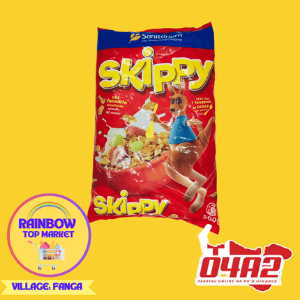 Skippy Cereal - "PICK UP FROM RAINBOW TOP MARKET IN FANGA"