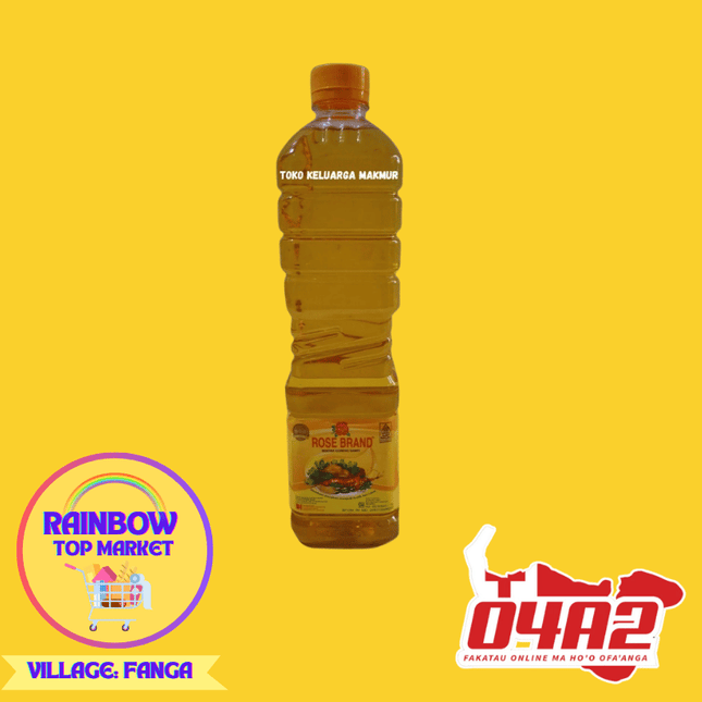 Rose Brand Cooking Oil 1L - "PICK UP FROM RAINBOW TOP MARKET IN FANGA"