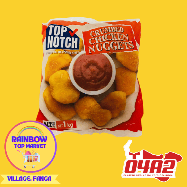 Top Notch Crumbed Chicken Nuggets 1Kg - "PICK UP FROM RAINBOW TOP MARKET IN FANGA"