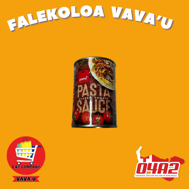 Pasta Sauce 420g - "PICK UP FROM Z&F HANGA KI POUONO, NEIAFU VAVA'U"