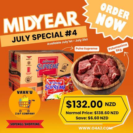 Mid Year Combo #4 (Puha Supreme & Pulumasima 5Kg) - "PICK UP FROM Z & F COMPANY LTD IN VAVA'U"