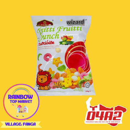 Wizard Fruitti Crunch - "PICK UP FROM RAINBOW TOP MARKET IN FANGA"