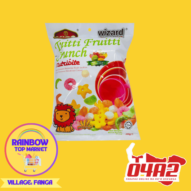 Wizard Fruitti Crunch - "PICK UP FROM RAINBOW TOP MARKET IN FANGA"
