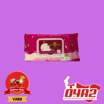 Victoria Baby Wipes - "PICK UP FROM GOLDEN STAR, VAINI TONGATAPU"
